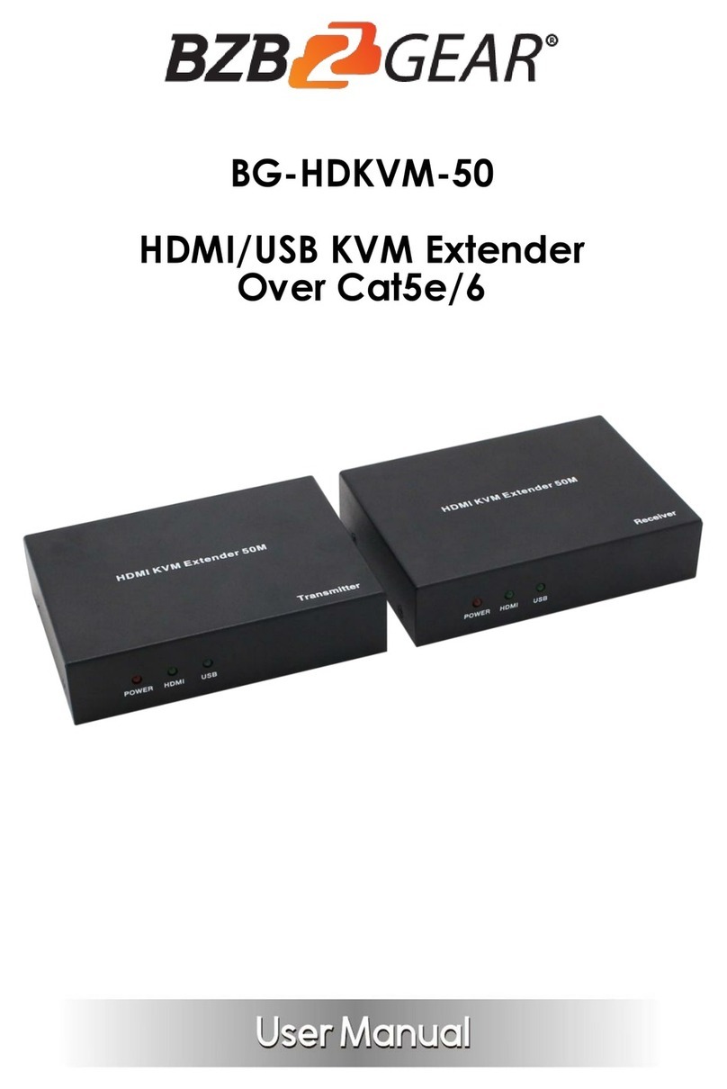 BZB Gear BG-HDKVM-50 user manual