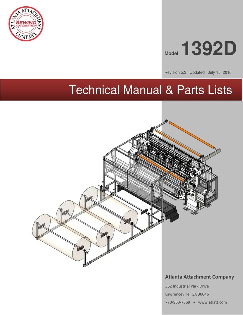 Atlanta Attachment Company 1392D User manual