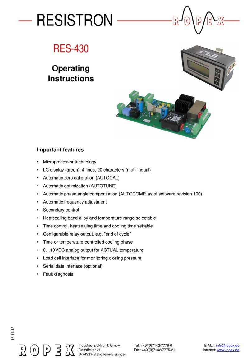 Resistron RES-430 User manual