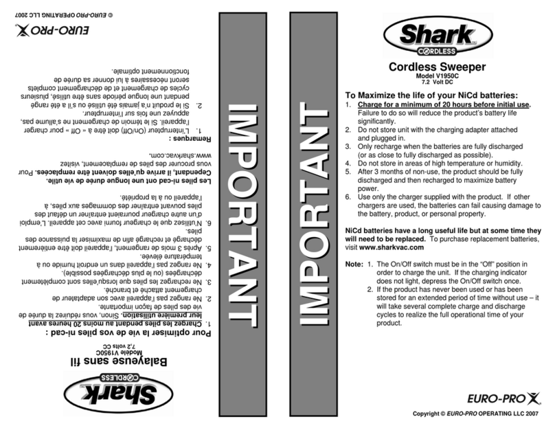 EUROPRO Shark V1950C manual