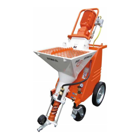 PFT RITMO XL 400V operating instructions