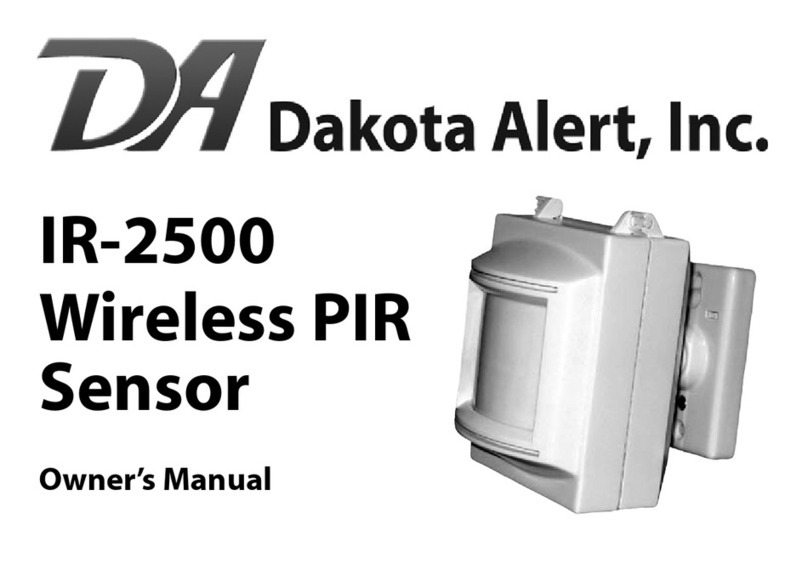 Dakota Alert IR-2500 User manual