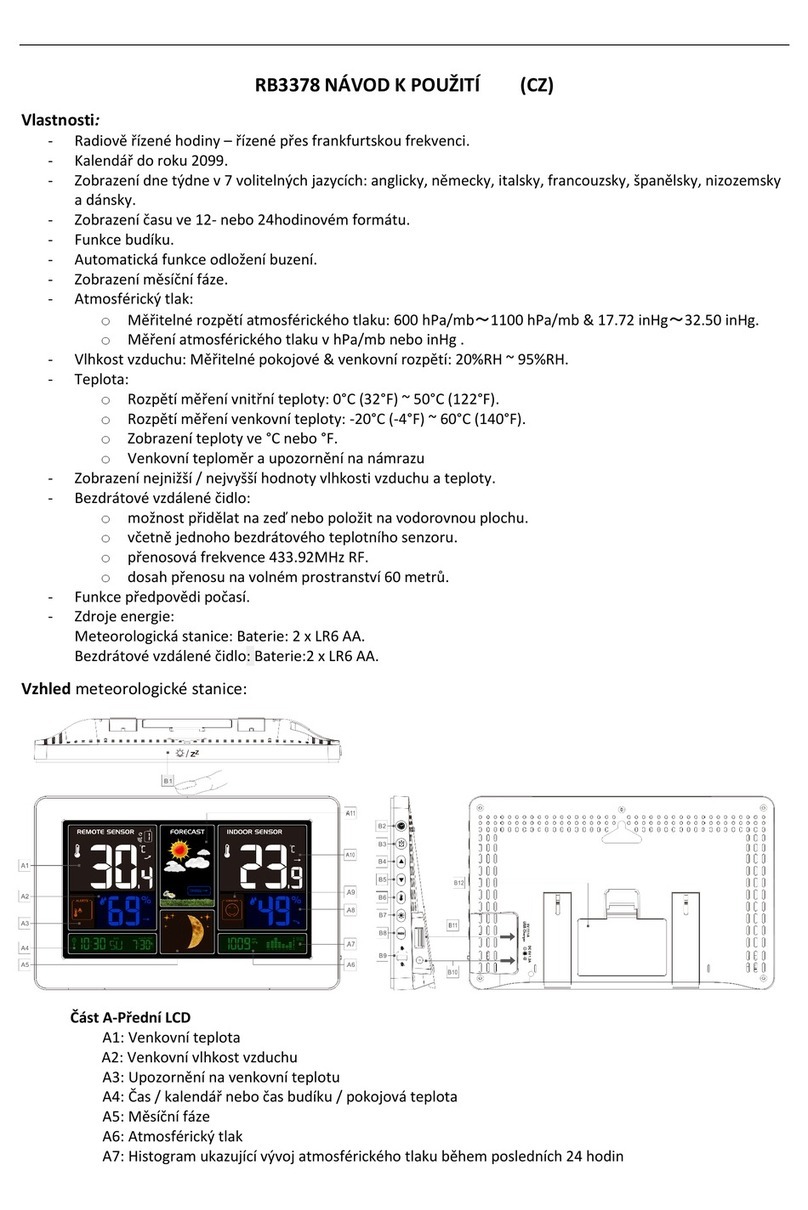 vlahova RB3378 manual