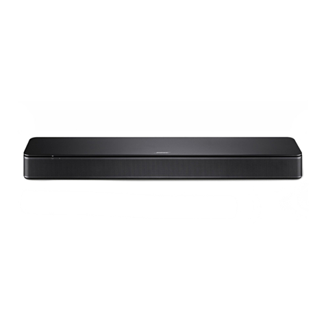 Bose SOLO SOUNDBAR II Series User manual