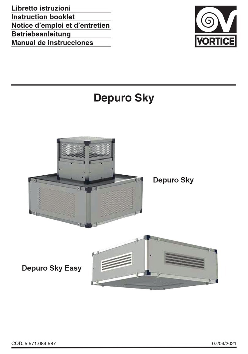 Vortice Depuro Sky Instruction booklet