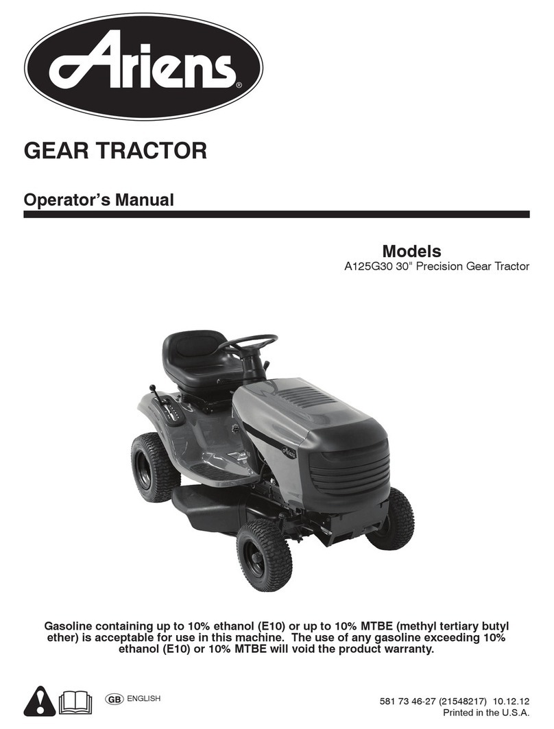 Ariens A125G30 Operator's manual