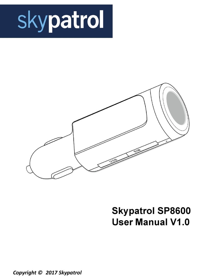 Skypatrol SP8600 user manual