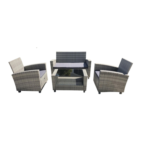 Patioflare PF-CS338-GY User manual Patioflare PF-CS338-GY User manual