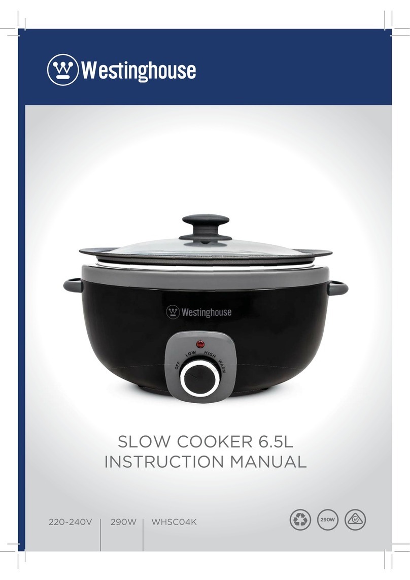 Westinghouse WHSC04K instruction manual