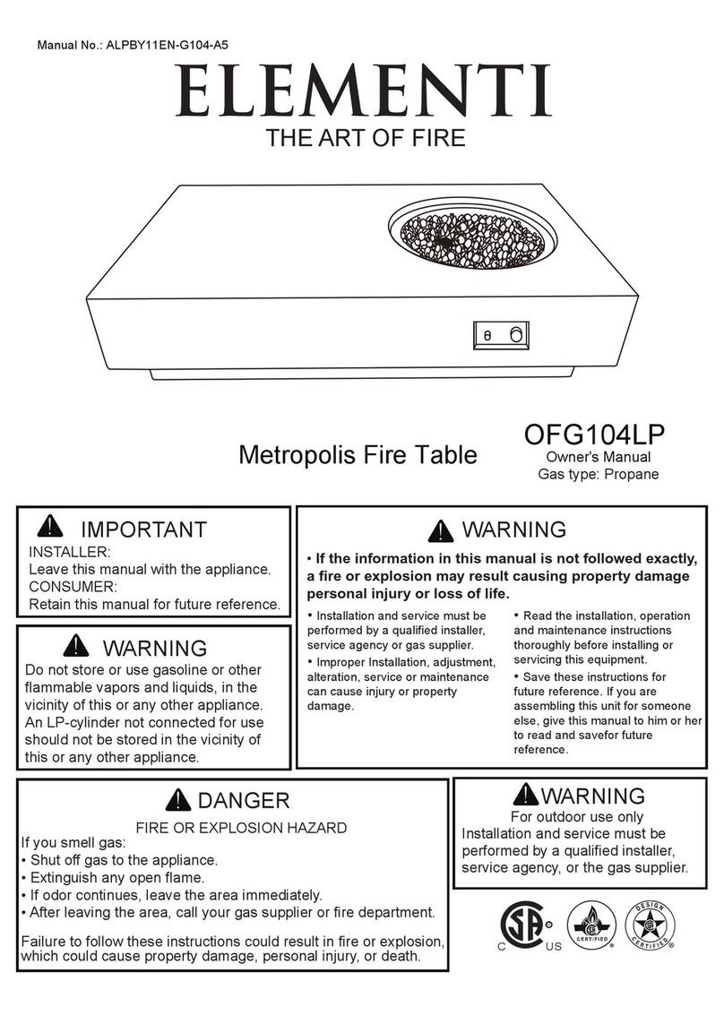 ELEMENTI OFG104LP User manual