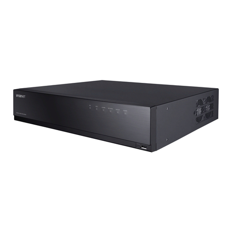 Wisenet HRX Series User manual