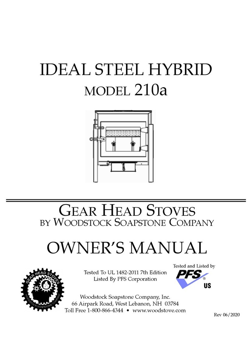 Woodstock Soapstone Ideal Steel Hybrid 210a User manual