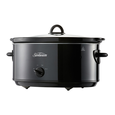 Sunbeam SECRETCHEF HP5530 user guide Sunbeam SECRETCHEF HP5530 user guide