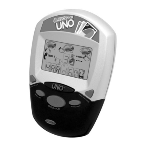 Radica Games Color Screen UNO N1870 User manual