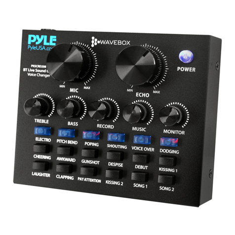 Pyle PKSCRD208 user manual