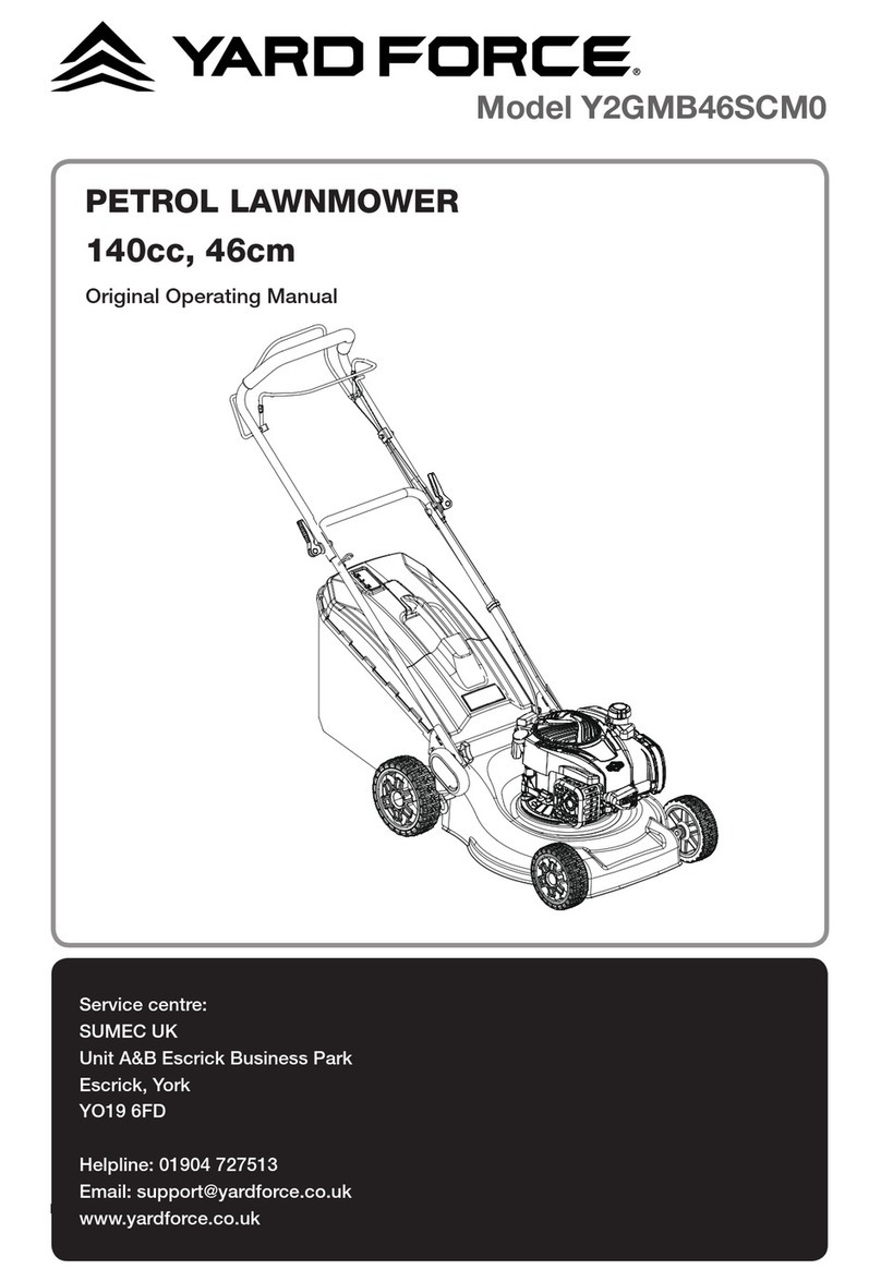 Yard force Y2GMB46SCM0 Original operating manual