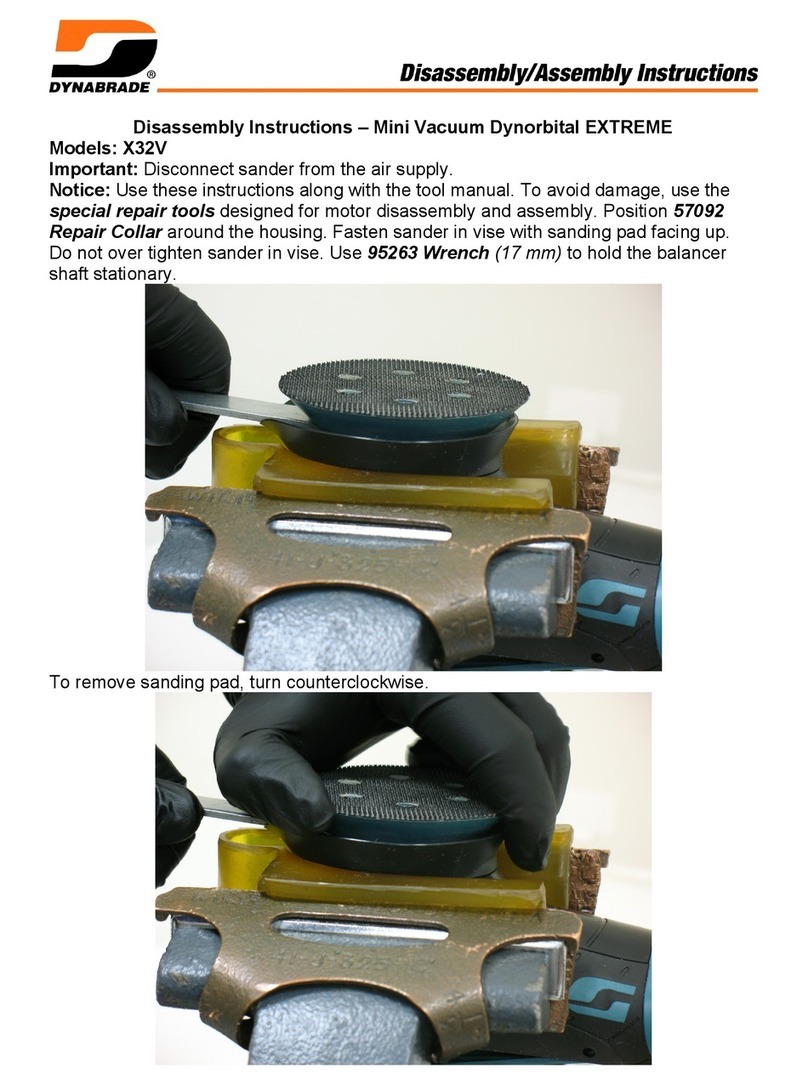Dynabrade X32V User manual