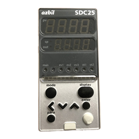 Azbil C25 User manual