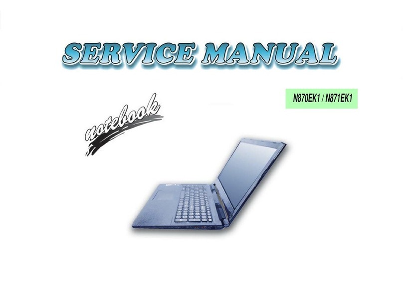 Clevo N870EK1 User manual
