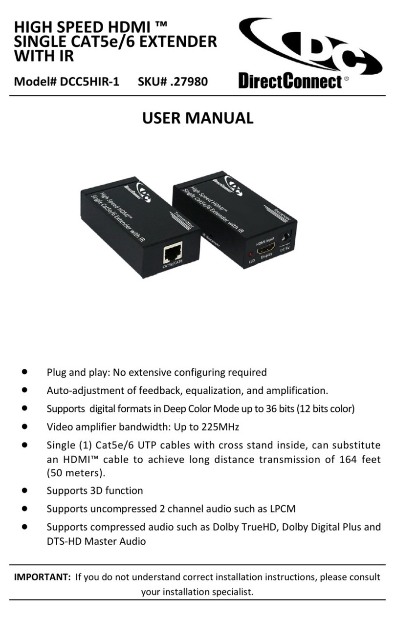 DirectConnect DCC5HIR-1 user manual