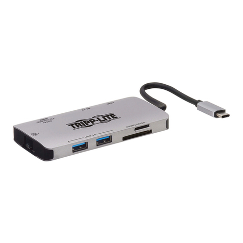 Tripp Lite U442-DOCK5-GY User manual Tripp Lite U442-DOCK5-GY User manual