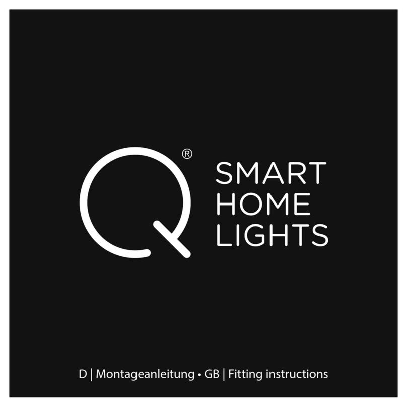 SMART HOME LIGHTS 828306 FITTING INSTRUCTION