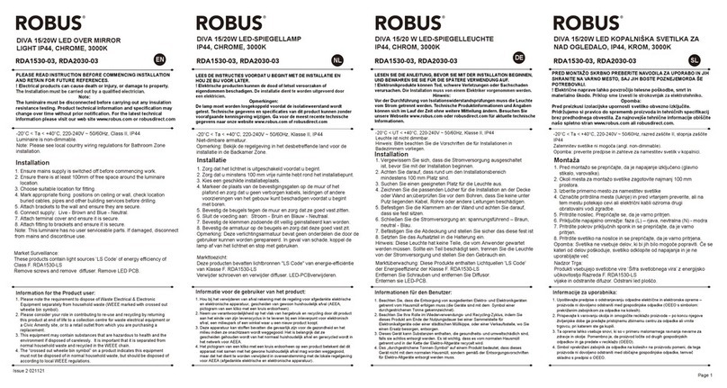Robus RDA1530-03 User manual