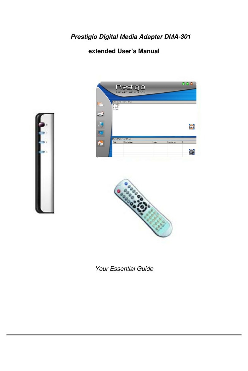 Prestigio DMA-301 user manual