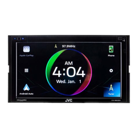 JVC KW-M865BW User manual