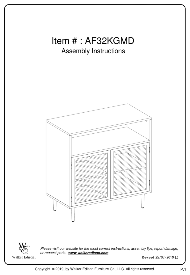 Walker Edison AF32KGMD User manual