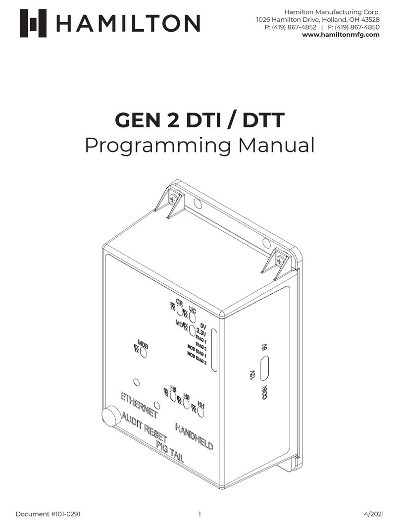 Hamilton GEN 2 DTI Programming manual