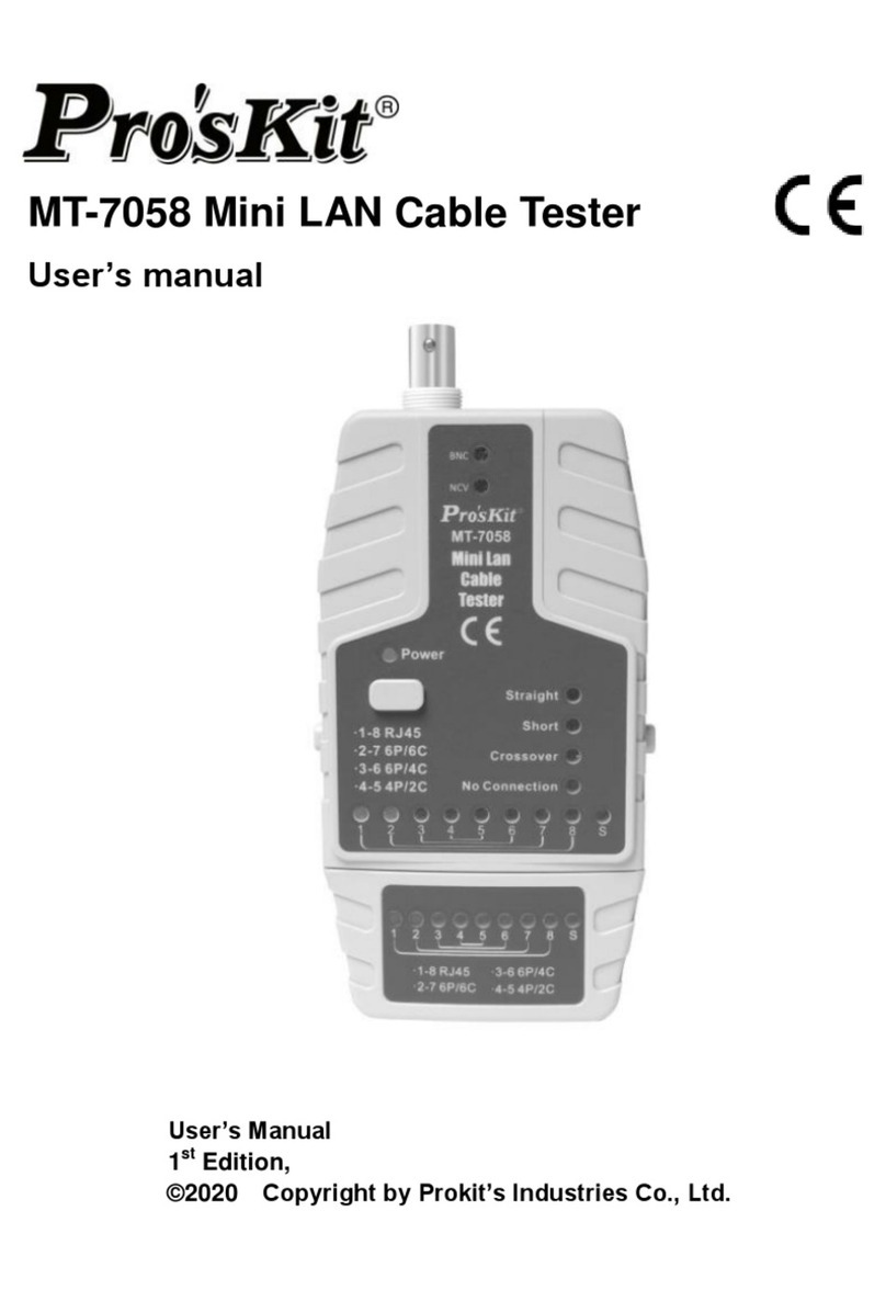 Pro's Kit MT-7058 user manual