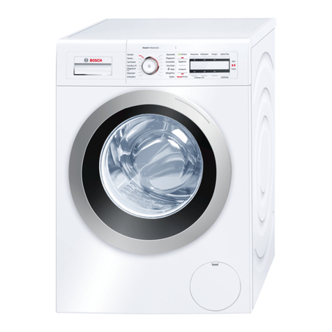 Bosch WAY28540EE Instruction manual and installation instructions Bosch WAY28540EE Instruction manual and installation instructions