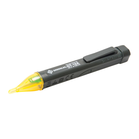 Greenlee GT-12A User manual
