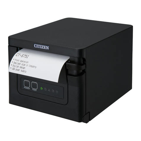 Citizen CT-S751 user manual