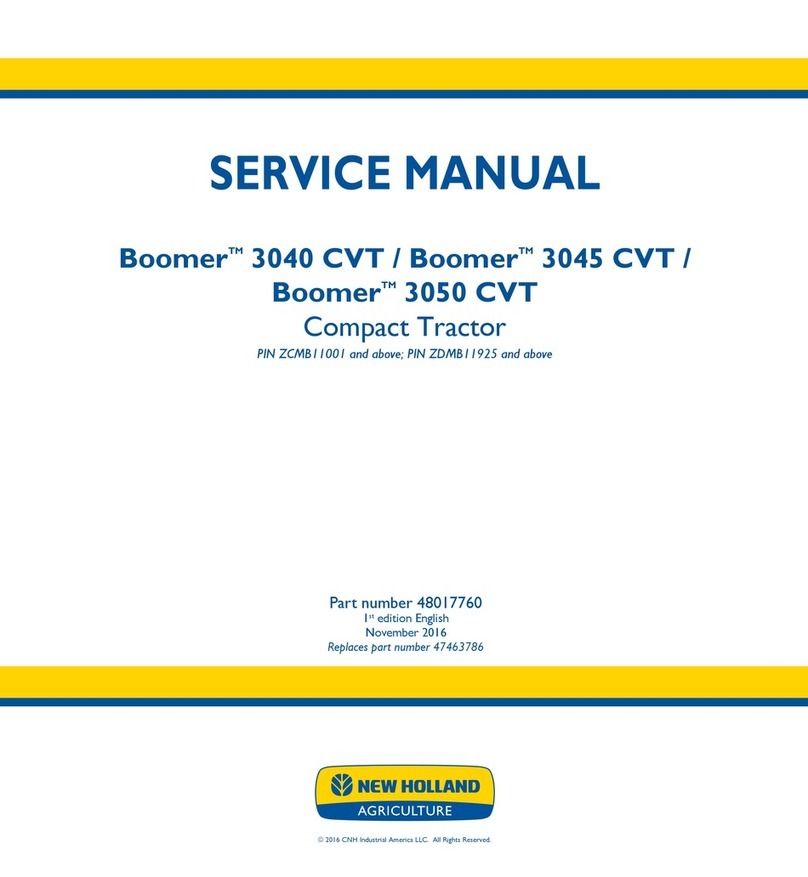 New Holland Boomer 3040 CVT User manual