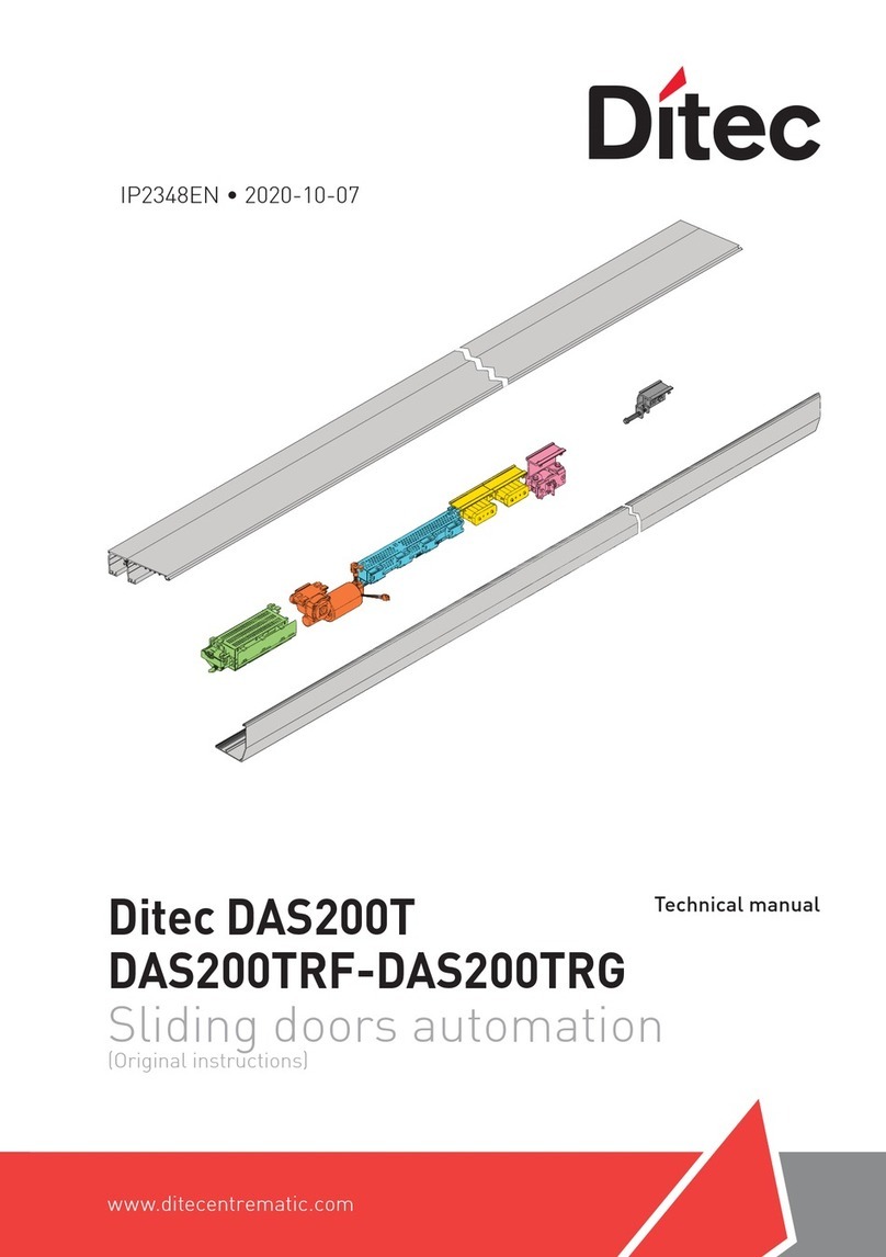 DITEC DAS200TRF User manual