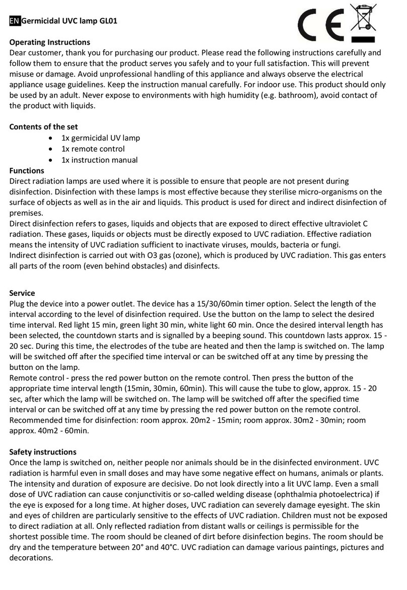 Solight GL01 User manual