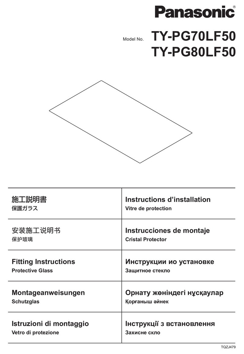 Panasonic TY-PG70LF50 User manual