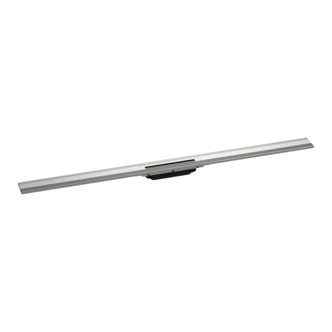 Hans Grohe RainDrain Flex wall 56043 Series Manual Hans Grohe RainDrain Flex wall 56043 Series Manual