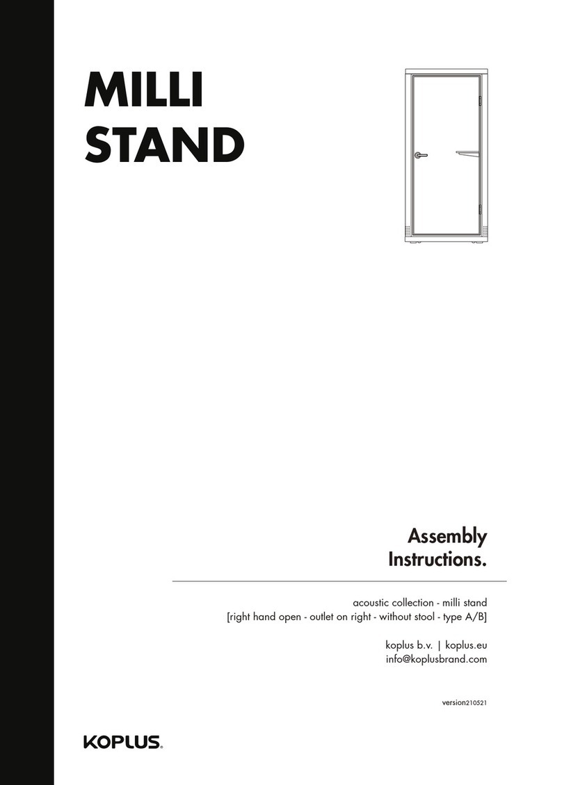 Koplus MILLI STAND User manual Koplus MILLI STAND User manual