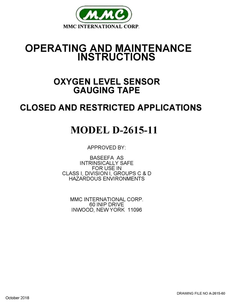 MMC D-2615-11 Operating and maintenance instructions