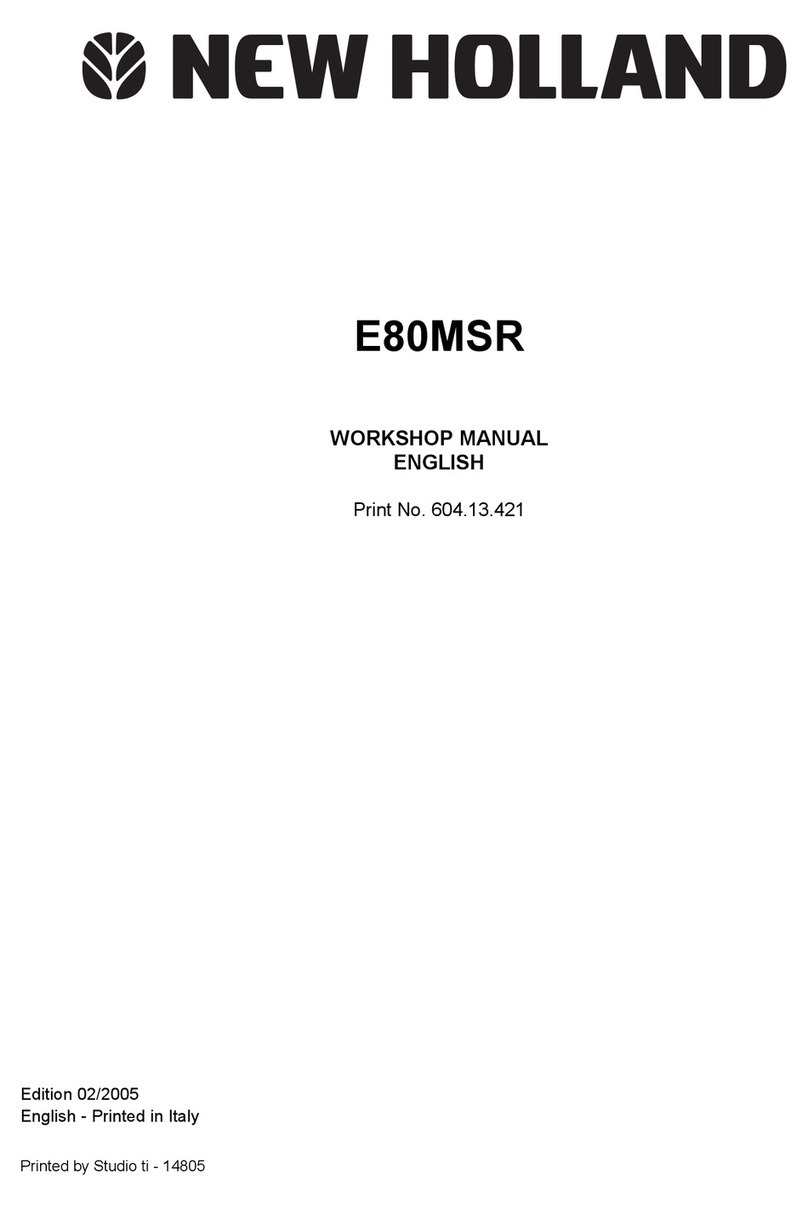 New Holland E80MSR Workshop manual