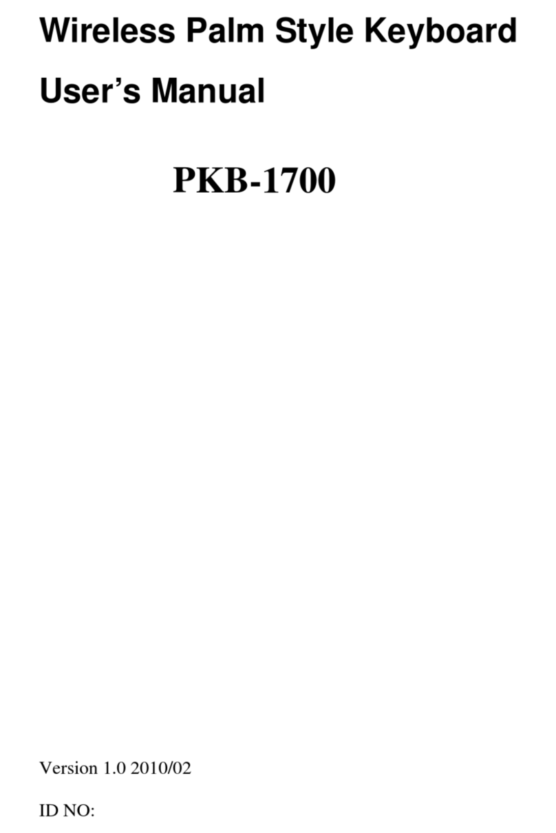 Ortek PKB-1700 user manual