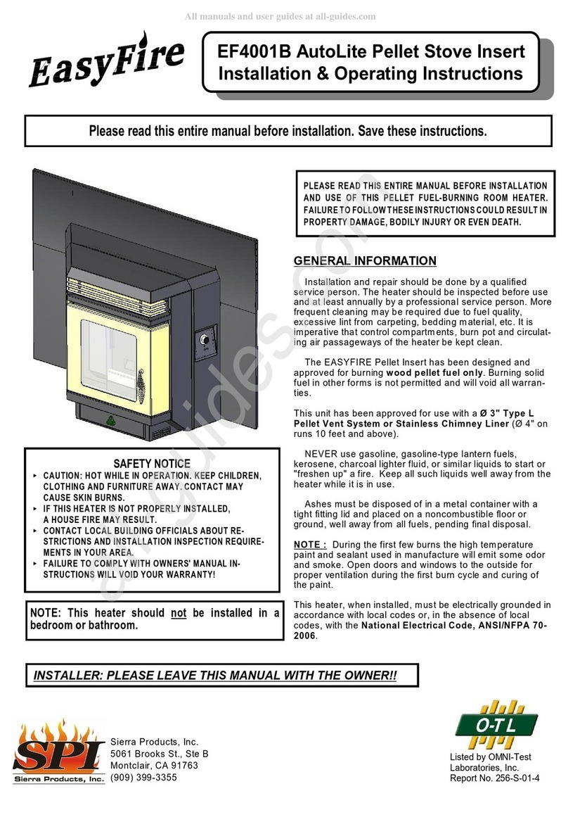 Sierra Products EF-4001B AutoLite Installation & operating instructions