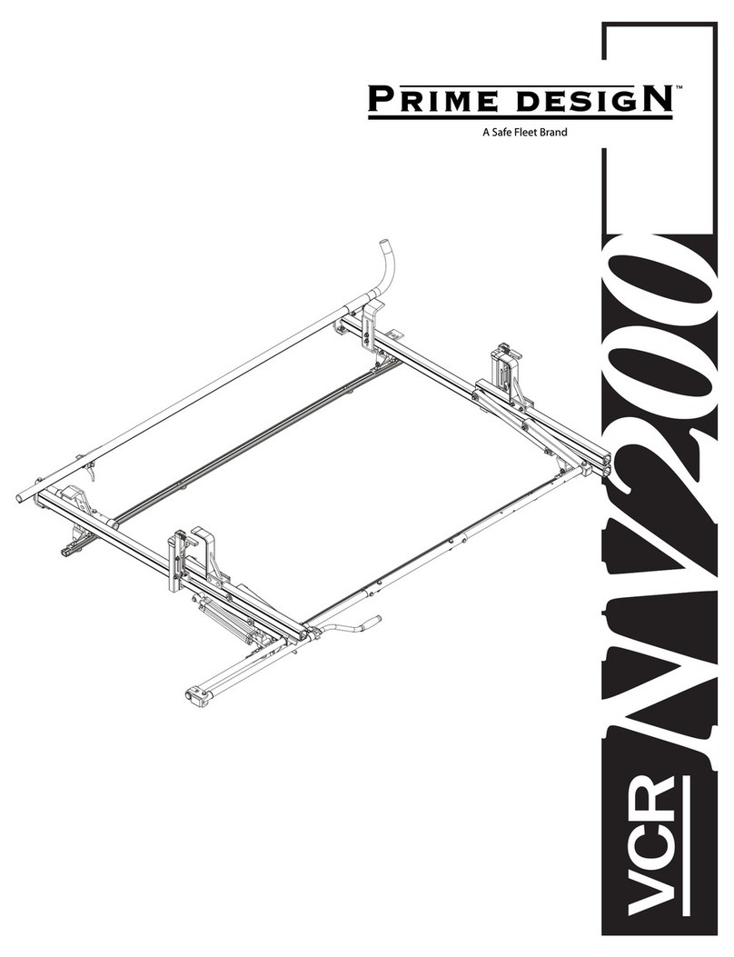 Safe Fleet Prime Design VCR-NV200 User manual Safe Fleet Prime Design VCR-NV200 User manual