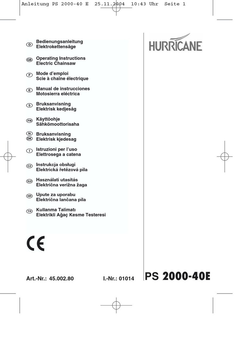 Hurricane PS 2000-40E operating instructions