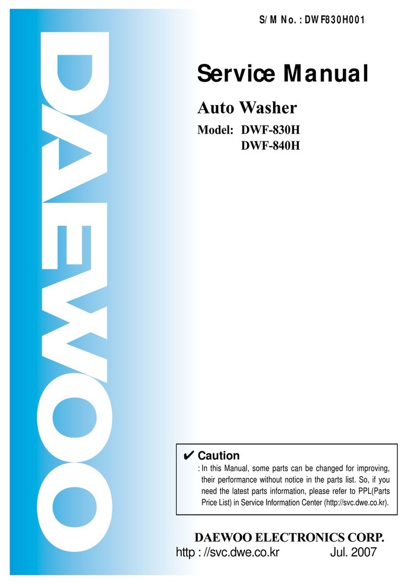 Daewoo DWF-830H User manual Daewoo DWF-830H User manual