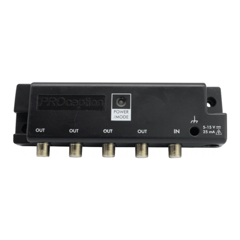 Blake UK PROCeption PROAMP104X instruction manual