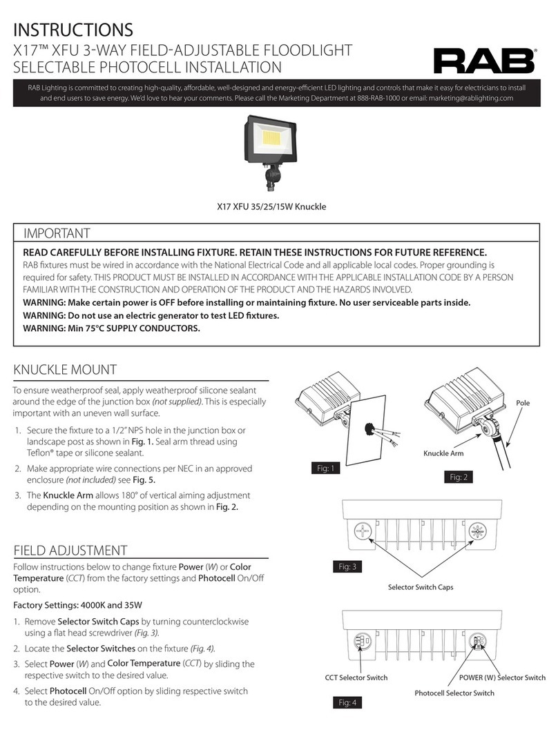 RAB X17 XFU instructions RAB X17 XFU instructions